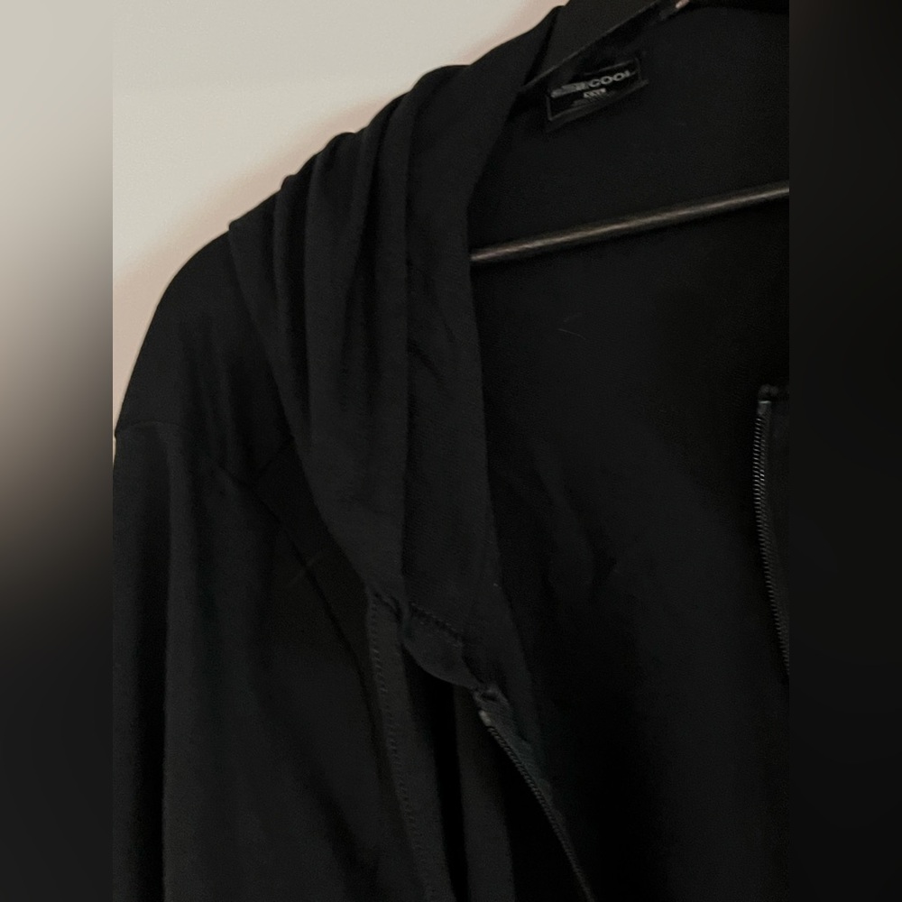 Black Hoodie with Zipper